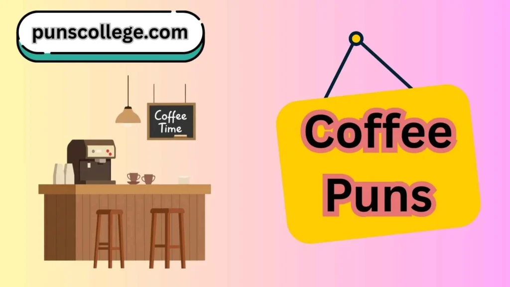Coffee puns captions
