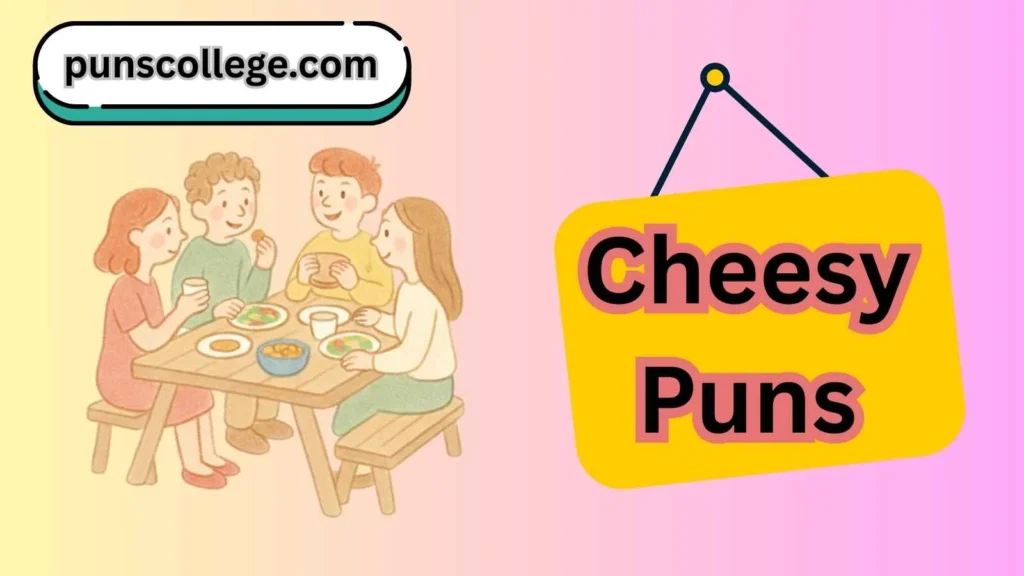 Cheesy puns for friends