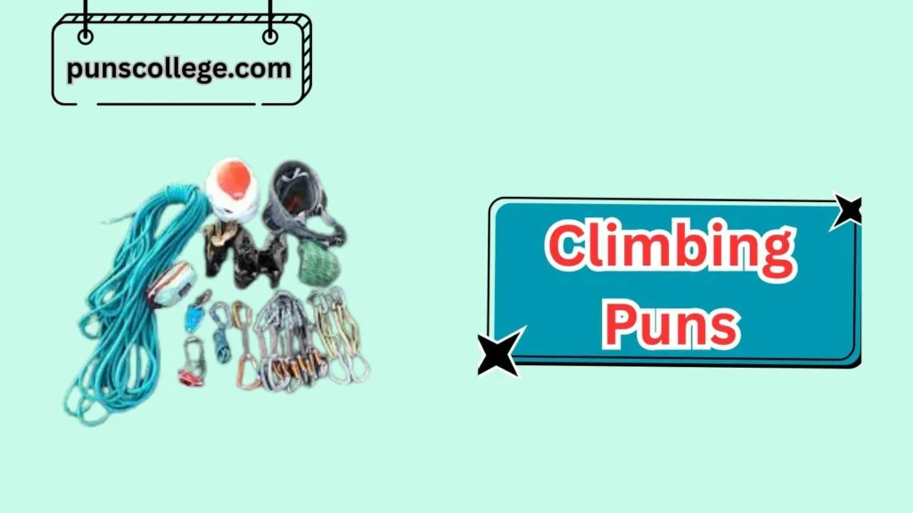 Climbing Gear Puns