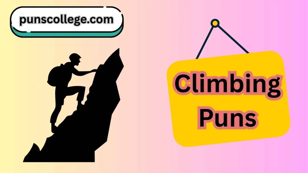 Climbing puns one liners