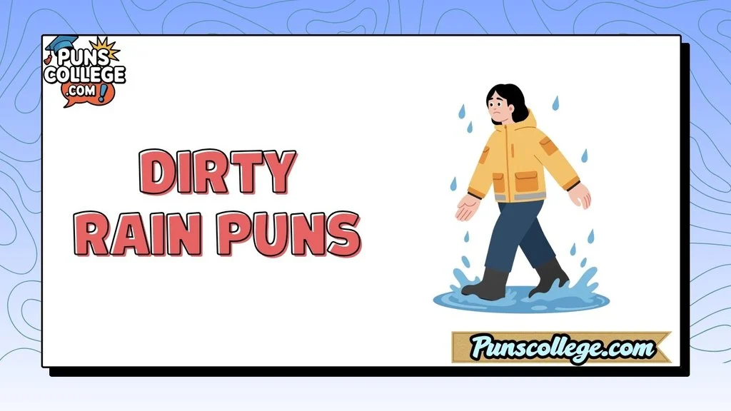 Dirty Rain Puns