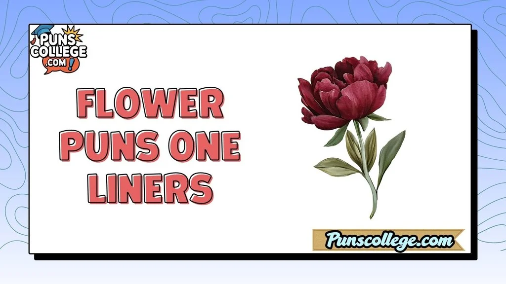 Flower Puns One Liners