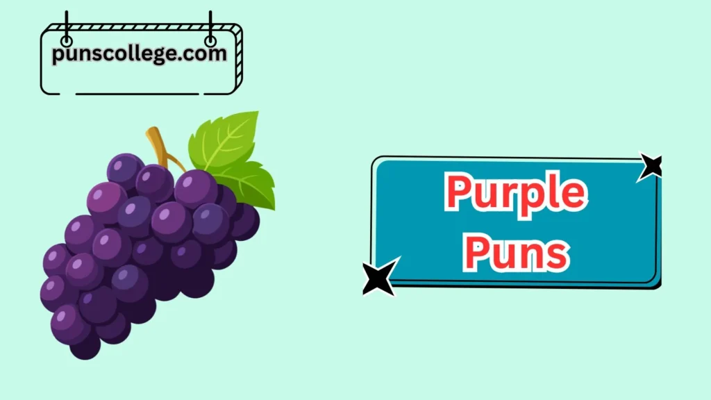 Funny Purple Food Puns
