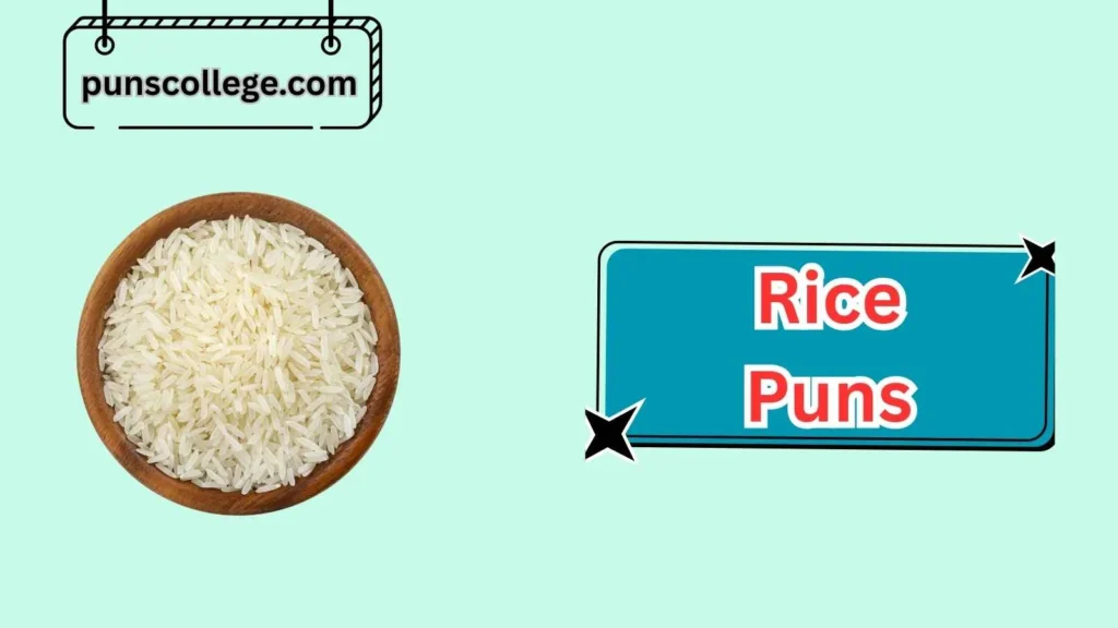 Funny Rice Puns