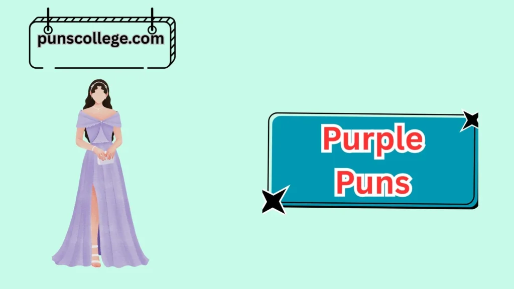 Purple Fashion Puns
