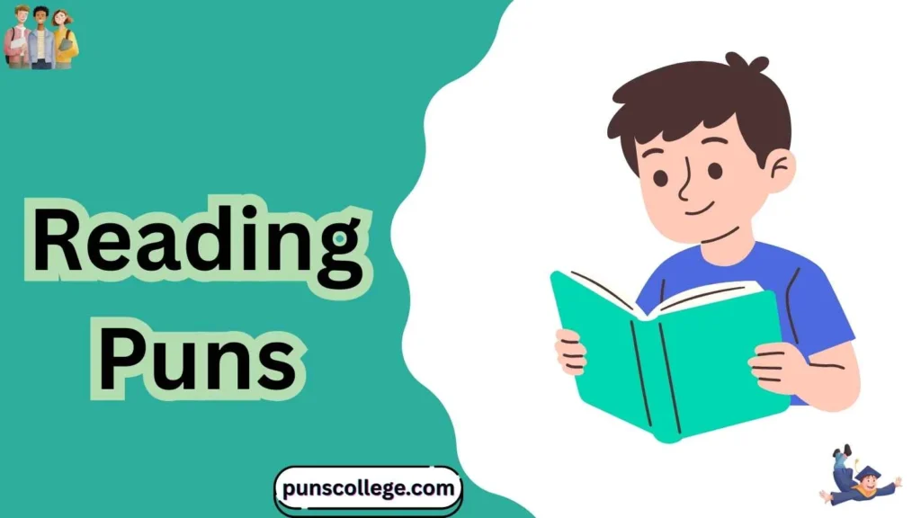 Reading puns for bookmarks