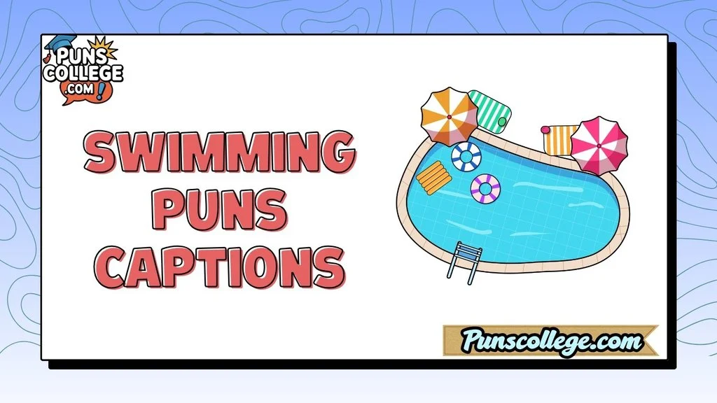 Swimming Puns Captions