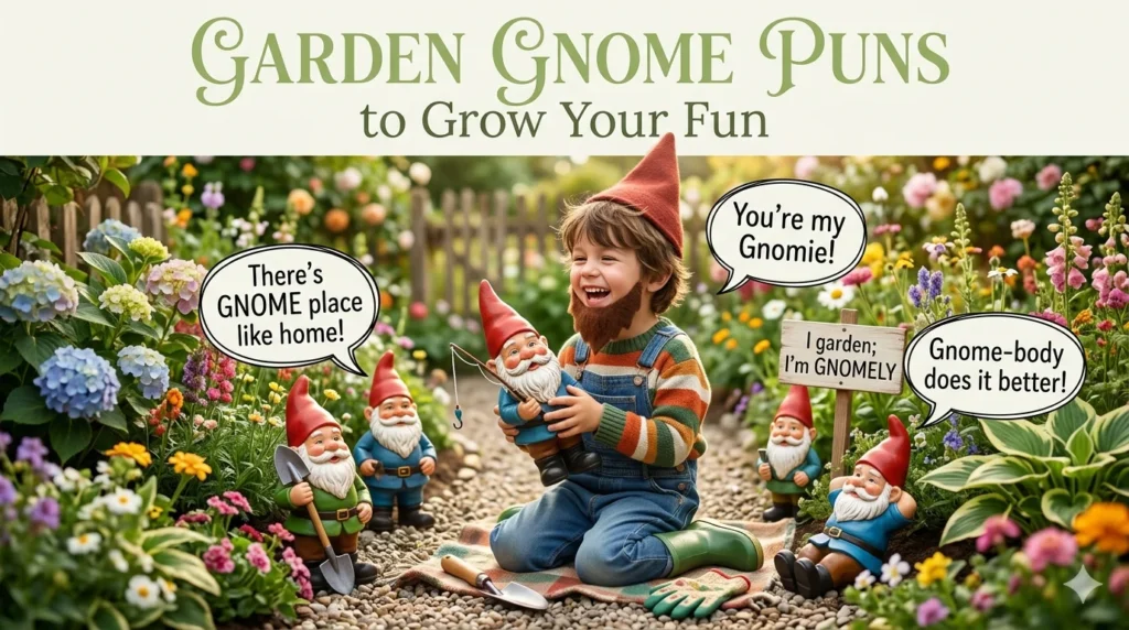 Garden Gnome Puns to Grow Your Fun