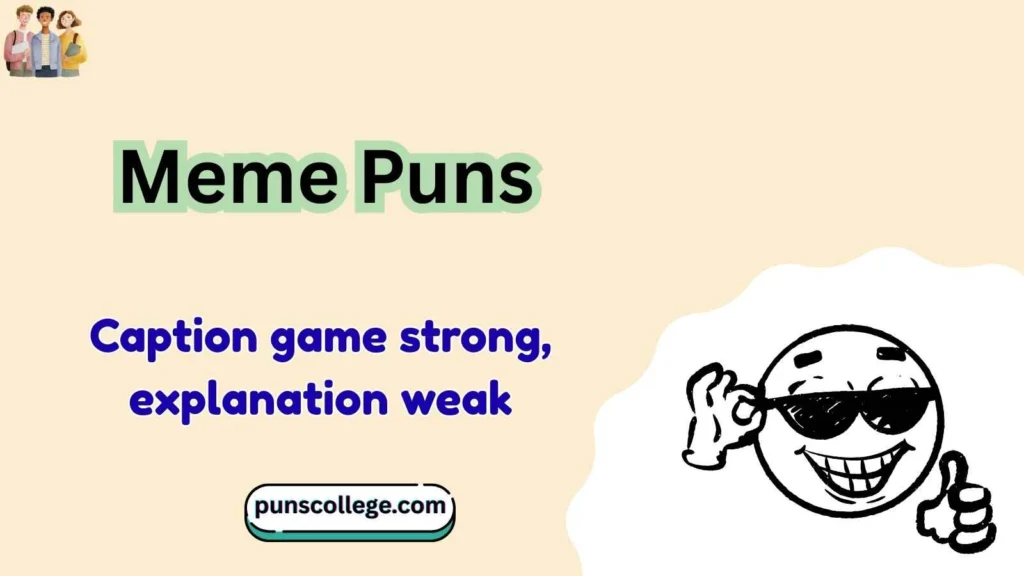 Meme puns captions