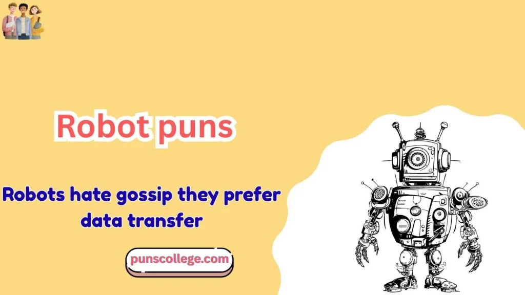 Robot puns one liners