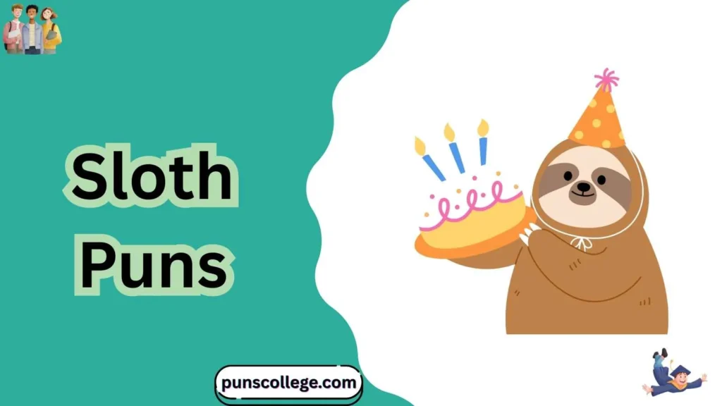Sloth puns birthday