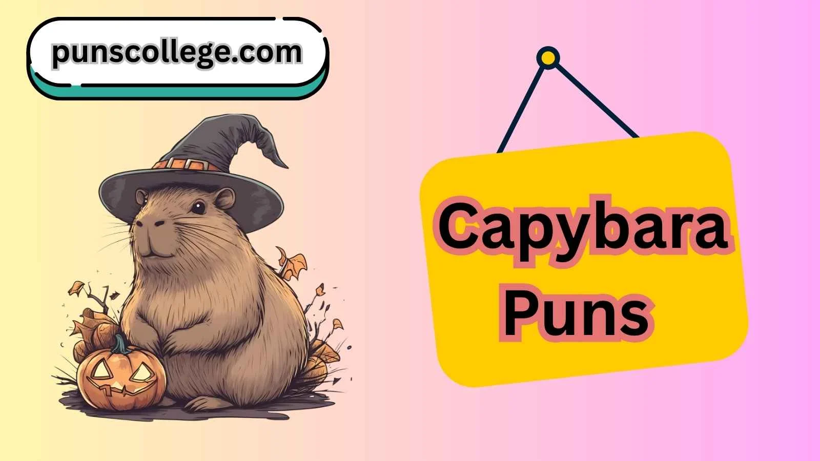Capybara Puns
