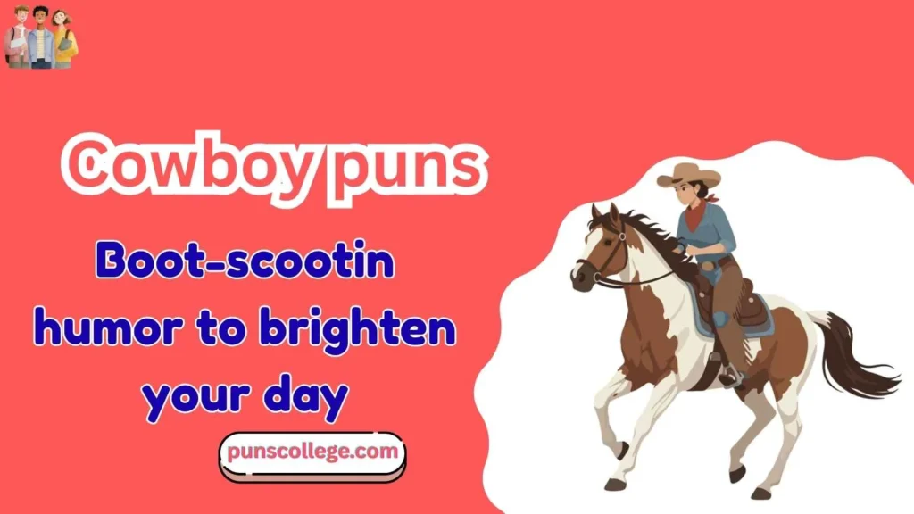 Cowboy puns one liners