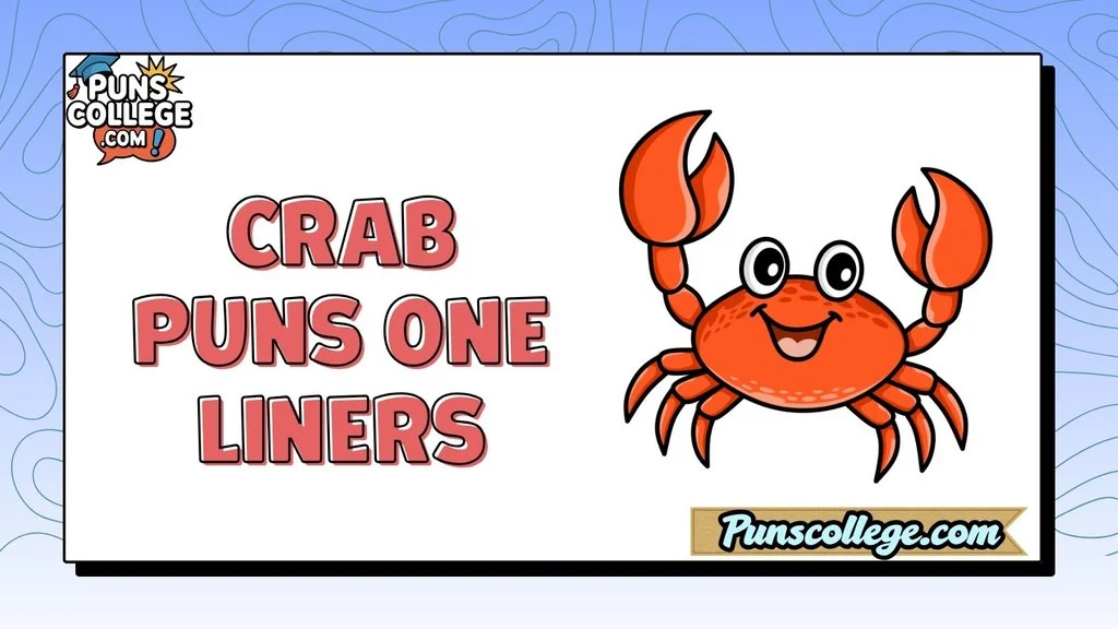 Crab Puns One Liners