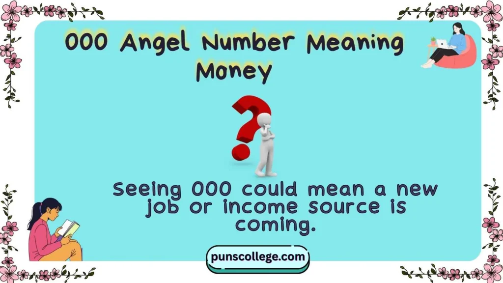 000 Angel Number Meaning Money