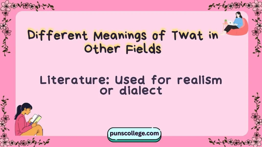 Different Meanings of Twat in Other Fields