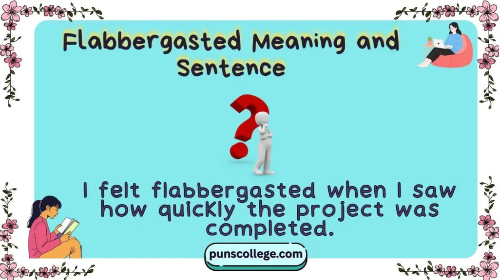 Flabbergasted Meaning and Sentence
