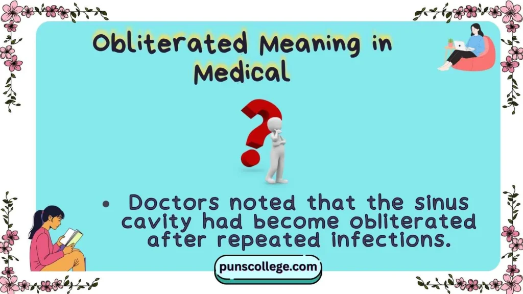Obliterated Meaning in Medical