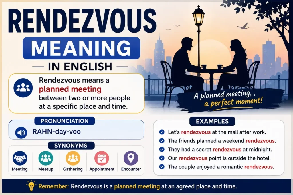Rendezvous Meaning in English