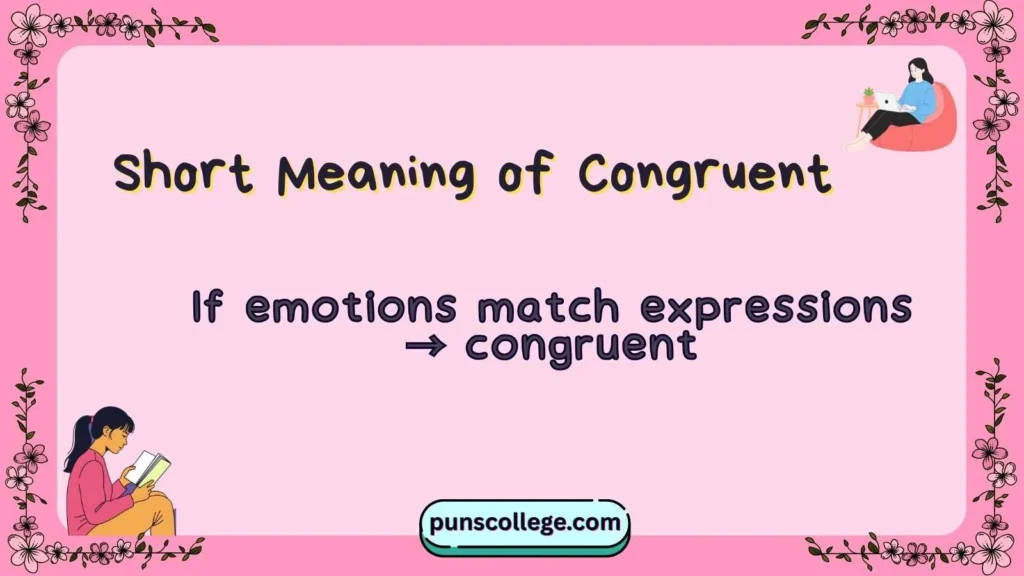Short Meaning of Congruent