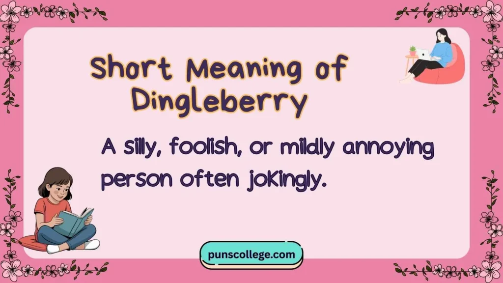 Short Meaning of Dingleberry