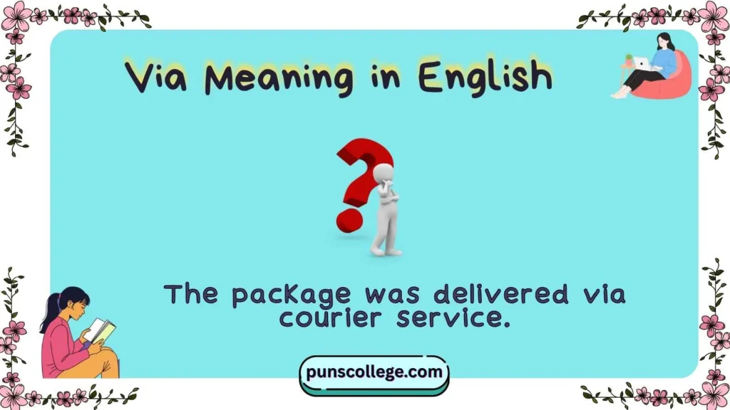 Via Meaning in English