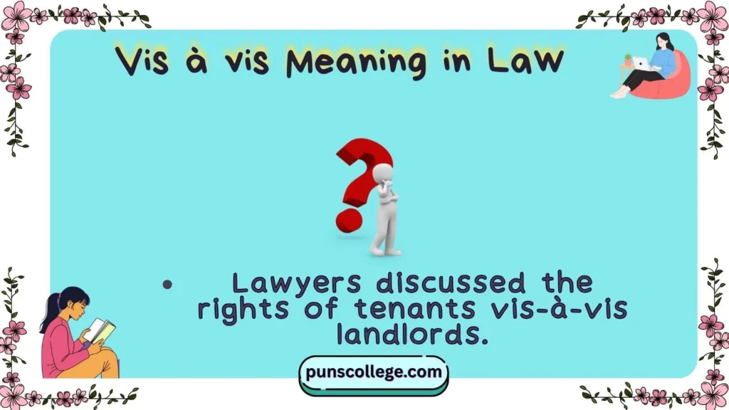 Vis-à-vis Meaning in Law