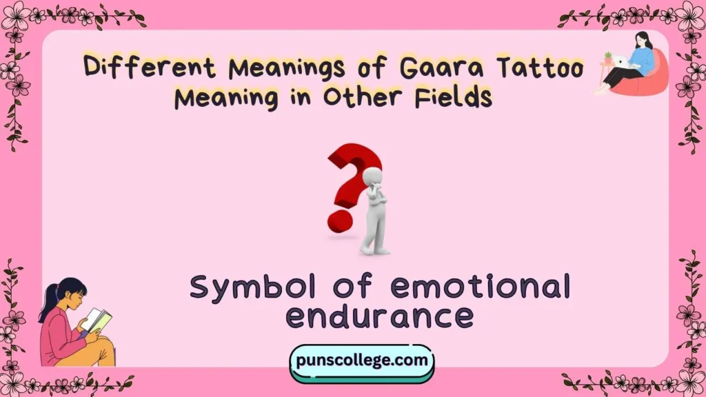 Different Meanings of Gaara Tattoo Meaning in Other Fields