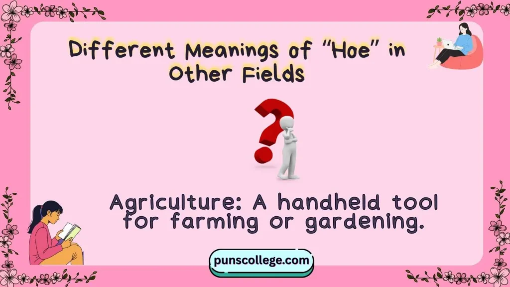 Different Meanings of “Hoe” in Other Fields