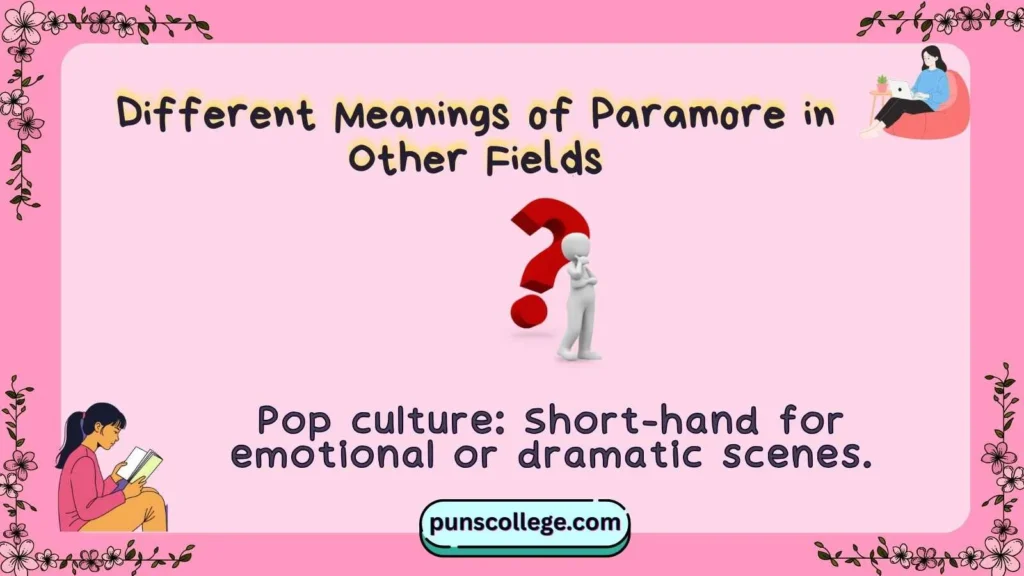 Different Meanings of Paramore in Other Fields