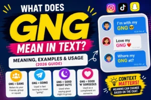 GNG meaning in text with examples of gang, going, and social media slang usage