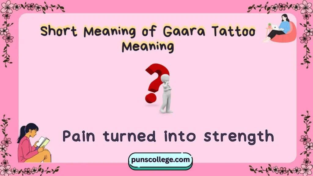 Short Meaning of Gaara Tattoo Meaning